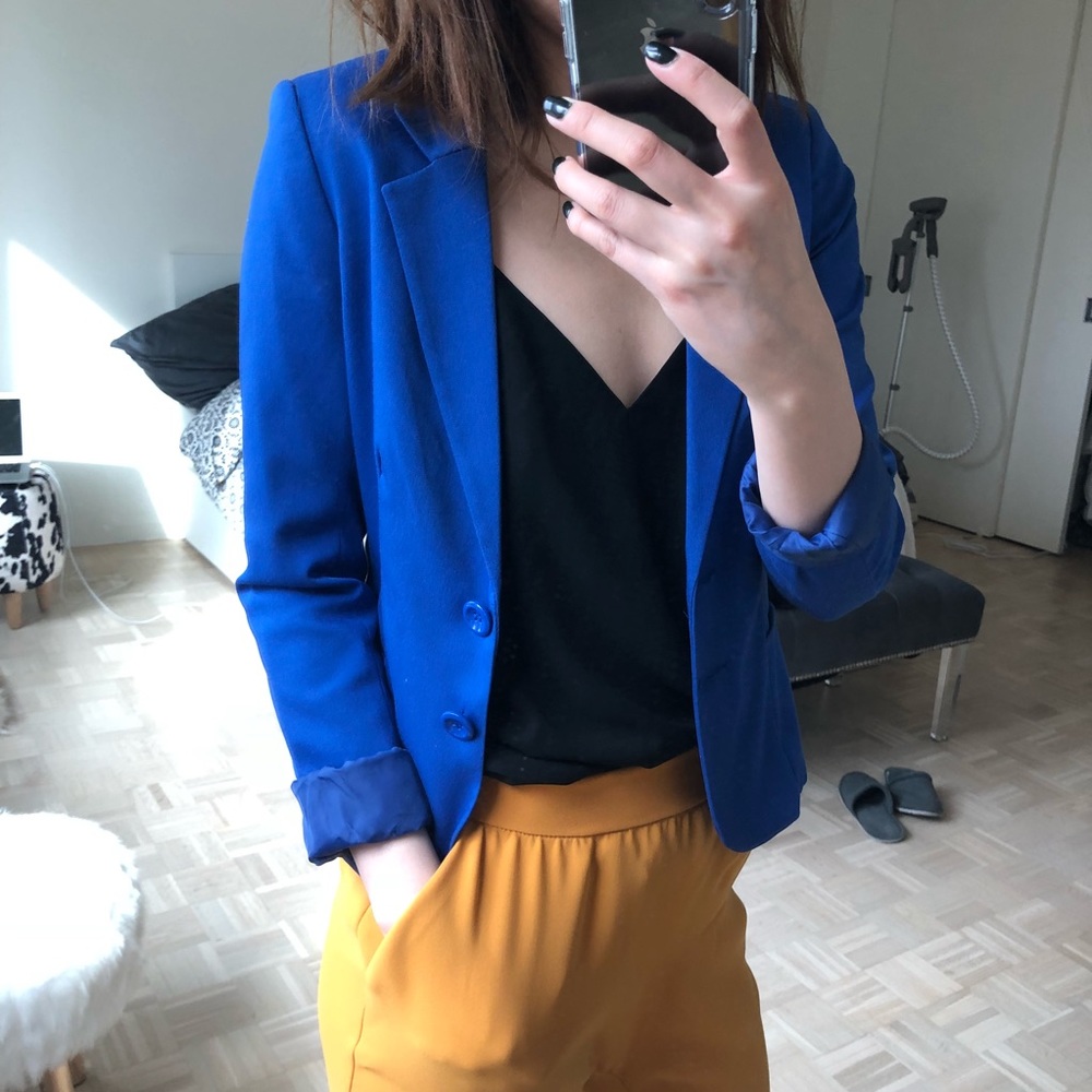 H&M Royal Blue Blazer Size 2